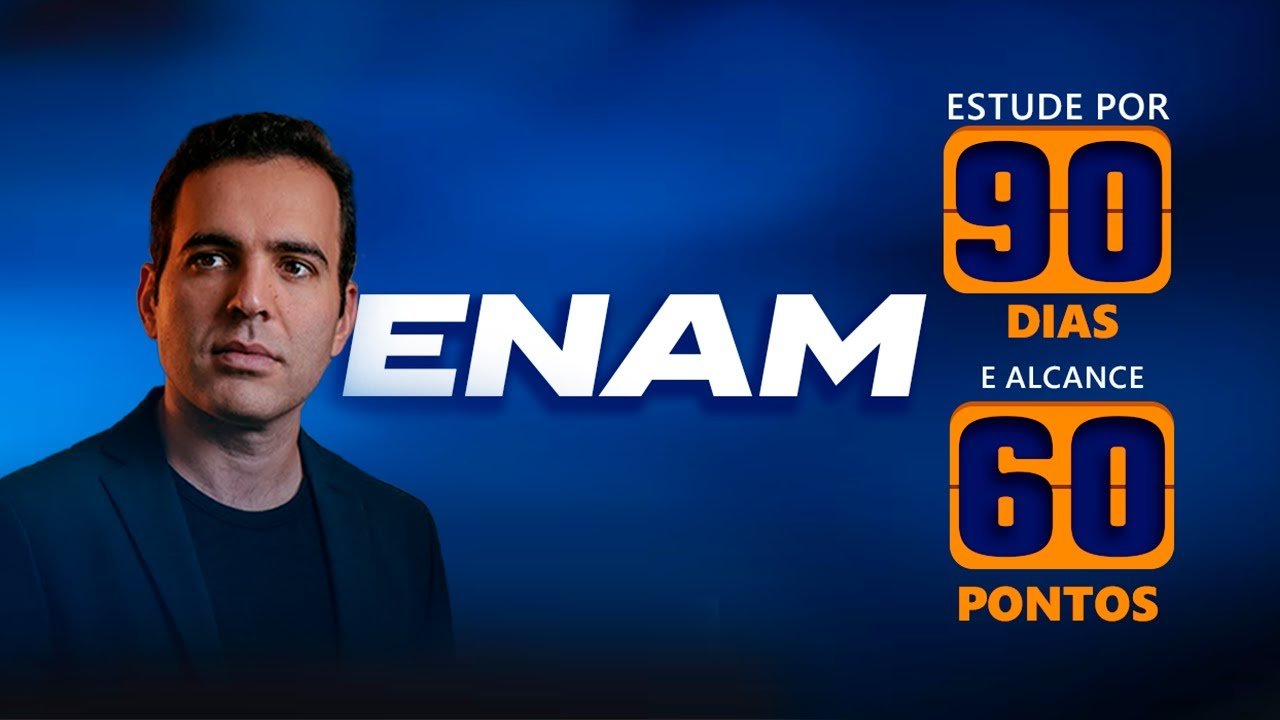 Capa do vídeo da CP Iuris: como estudar em 90 dias para 60 pontos no ENAM, com Samer Agi